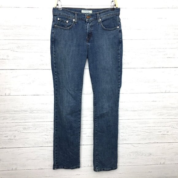Levi's 505 Women's Jeans Straight Leg Stretch waist 28 length 32" - Picture 2 of 9